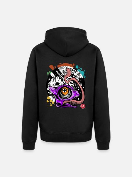 Gecko - Veste à capuche bio Premium Unisexe - noir
