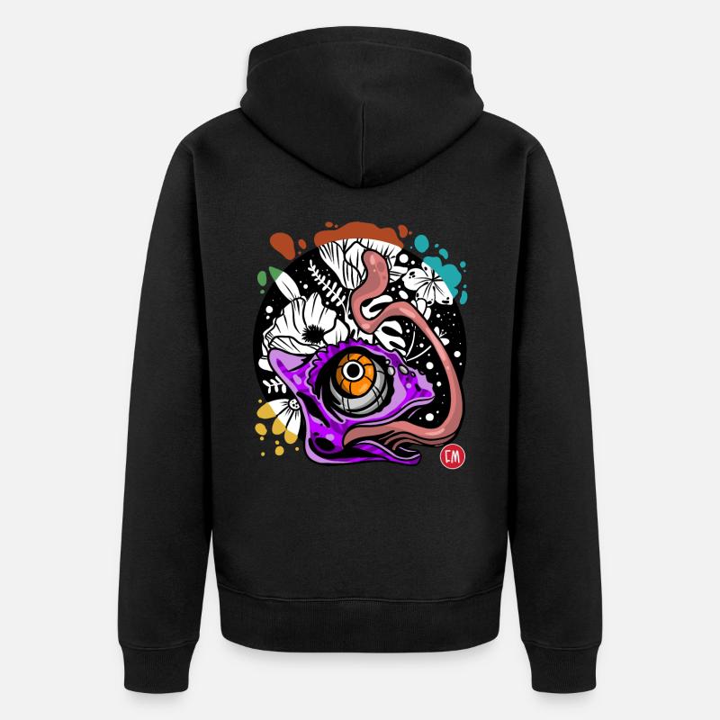 Gecko - Veste à capuche bio Premium Unisexe - noir