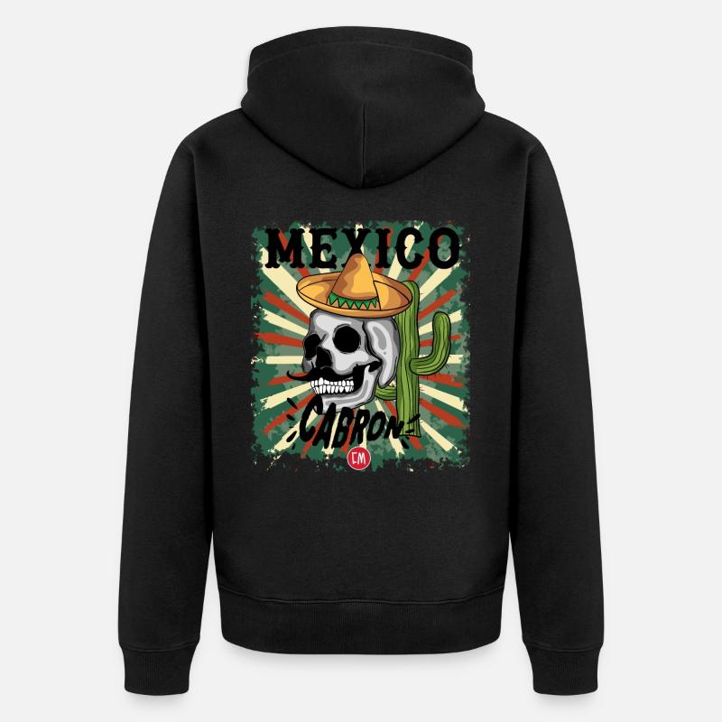 Mexique - Veste à capuche bio Premium Unisexe - noir