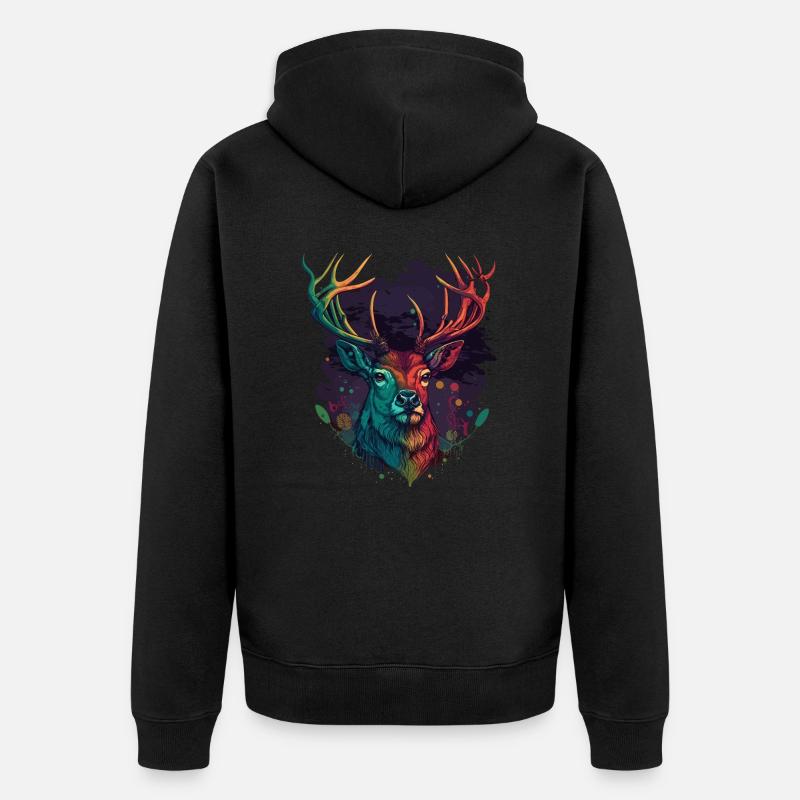 Chasse - Veste à capuche bio Premium Unisexe - noir