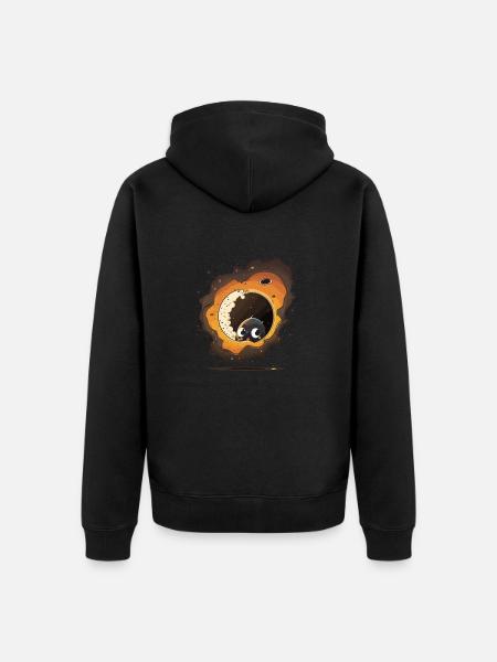 The Event Horizon - Unisex Premium Organic Zip Hoodie - black