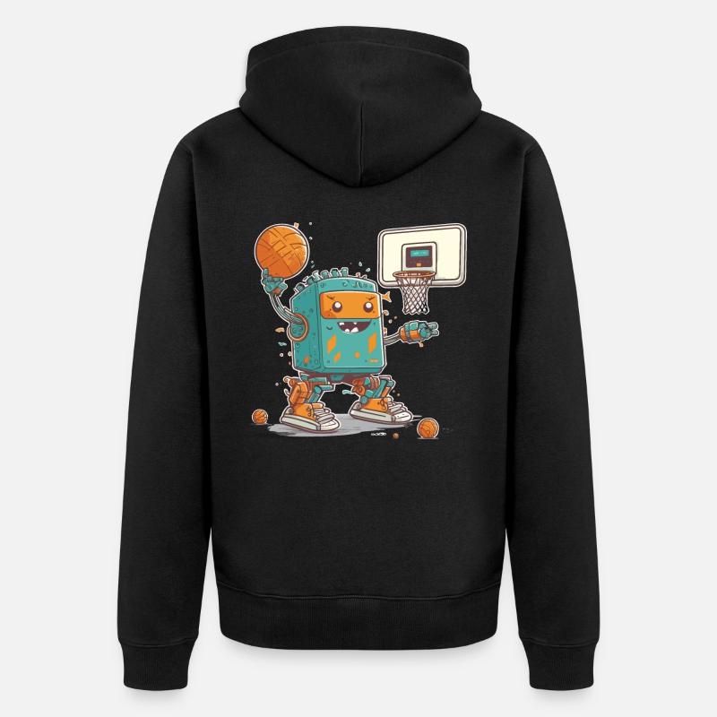 L’avenir du jeu - Veste à capuche bio Premium Unisexe - noir