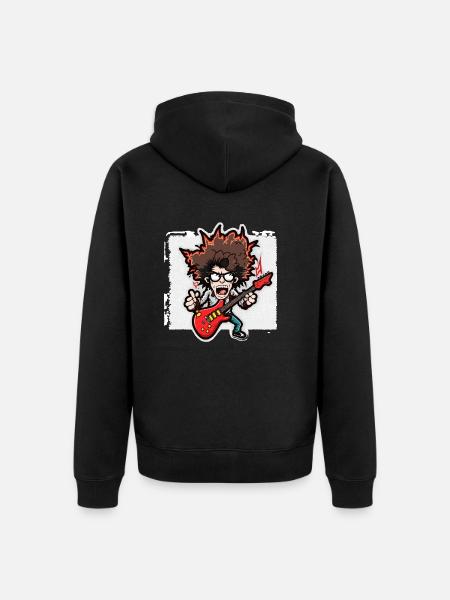 Jamming sur scène - Veste à capuche bio Premium Unisexe - noir