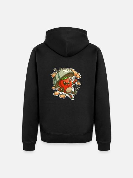 High-Flying Fun - Unisex Premium Organic Zip Hoodie - black