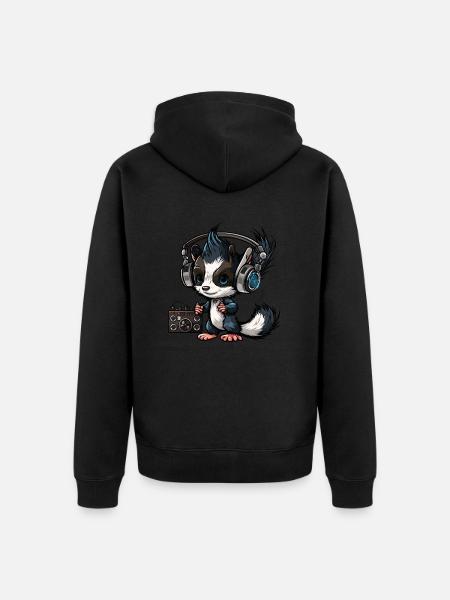 Stinkin Beats - Unisex Premium Organic Zip Hoodie - black