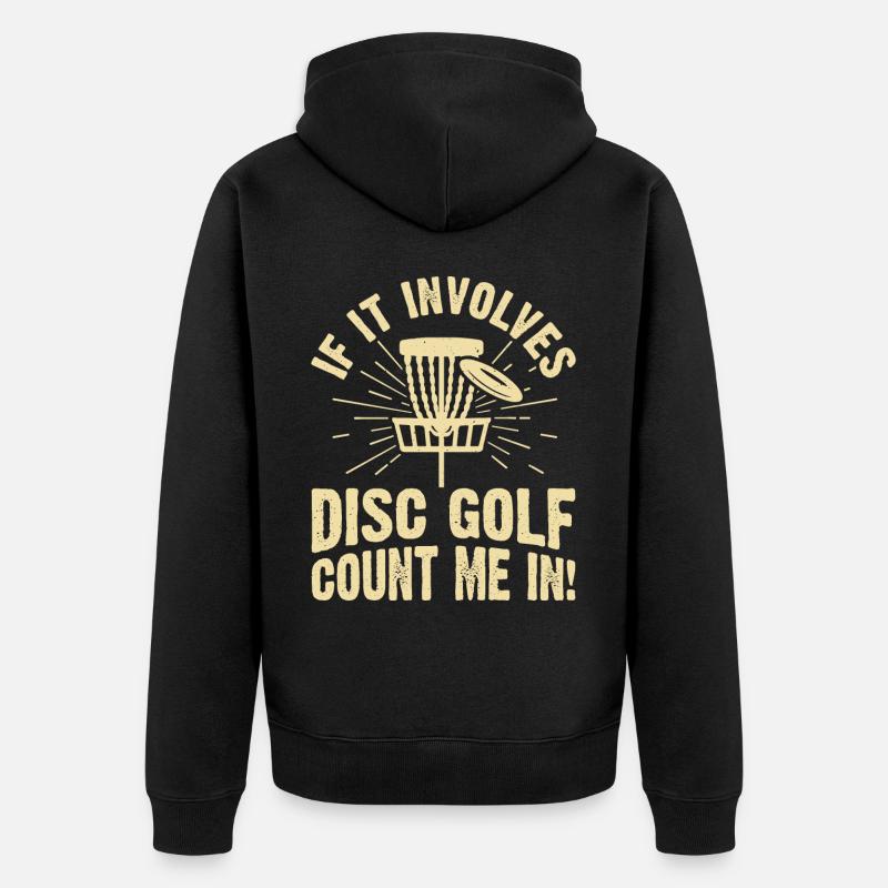 Discgolf Disc Golf - Veste à capuche bio Premium Unisexe - noir