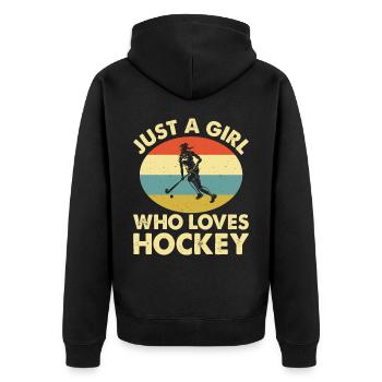 Eishockey Hockey sur glace - Veste à capuche bio Premium Unisexe - noir - Dos - Nico (187cm)