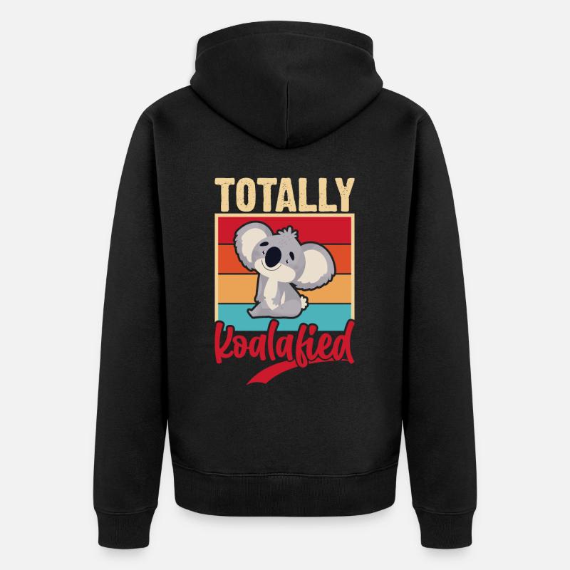 Koala - Veste à capuche bio Premium Unisexe - noir