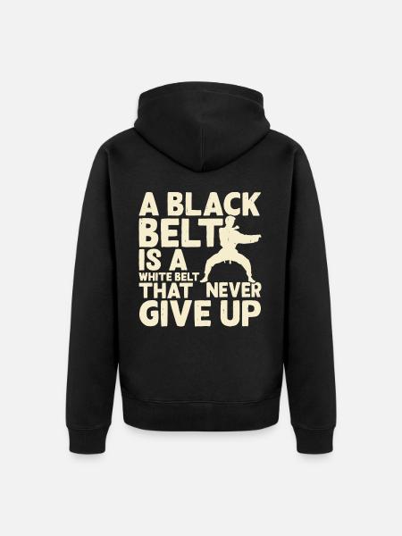 Karate - Unisex Premium Bio Zip Hoodie - Schwarz