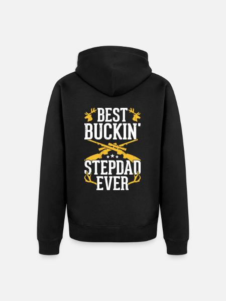 Hunt hunter stepfather - Unisex Premium Organic Zip Hoodie - black