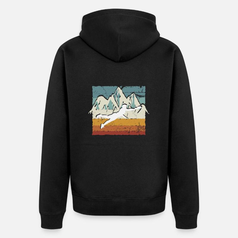 Frisbee ultime, nature merveilleuse - Veste à capuche bio Premium Unisexe - noir
