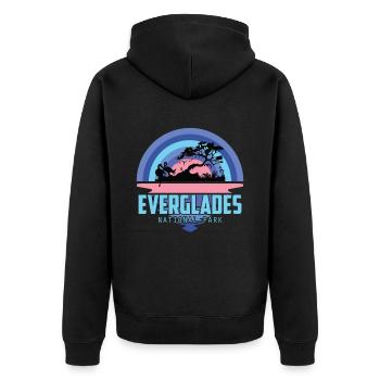 Parc national des Everglades Souvenir Pelikan SwampGebi - Veste à capuche bio Premium Unisexe - noir - Dos - Nico (187cm)