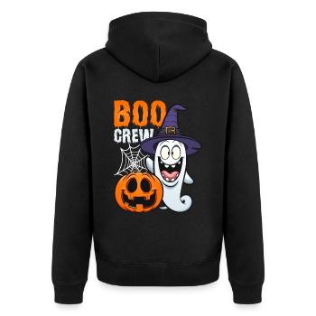 Drôle d’ Joyeux Halloween Costume Boo Horreur - Veste à capuche bio Premium Unisexe - noir - Dos - Nico (187cm)