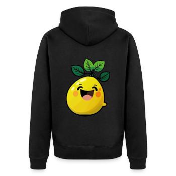 Lemon Comic - Veste à capuche bio Premium Unisexe - noir - Dos - Nico (187cm)