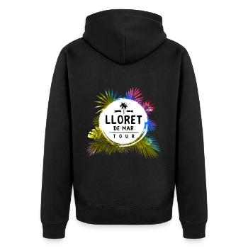 Lloret De Mar Tour Travel Bunt - Veste à capuche bio Premium Unisexe - noir - Dos - Nico (187cm)