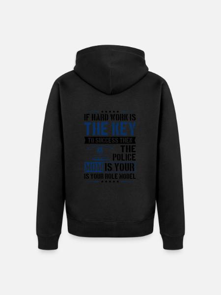 Polizei Polizist Polizeibeamte - Unisex Premium Bio Zip Hoodie -