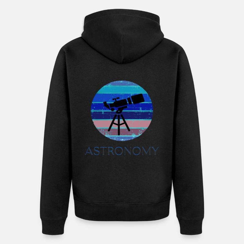 Astronomie - Veste à capuche bio Premium Unisexe - noir