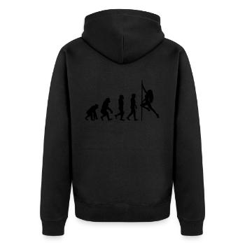 Pole Sport Dance Evolution Dancer Acrobatics - Veste à capuche bio Premium Unisexe - noir - Dos - Nico (187cm)