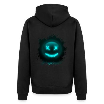 Bluemoji - Veste à capuche bio Premium Unisexe - noir - Dos - Nico (187cm)