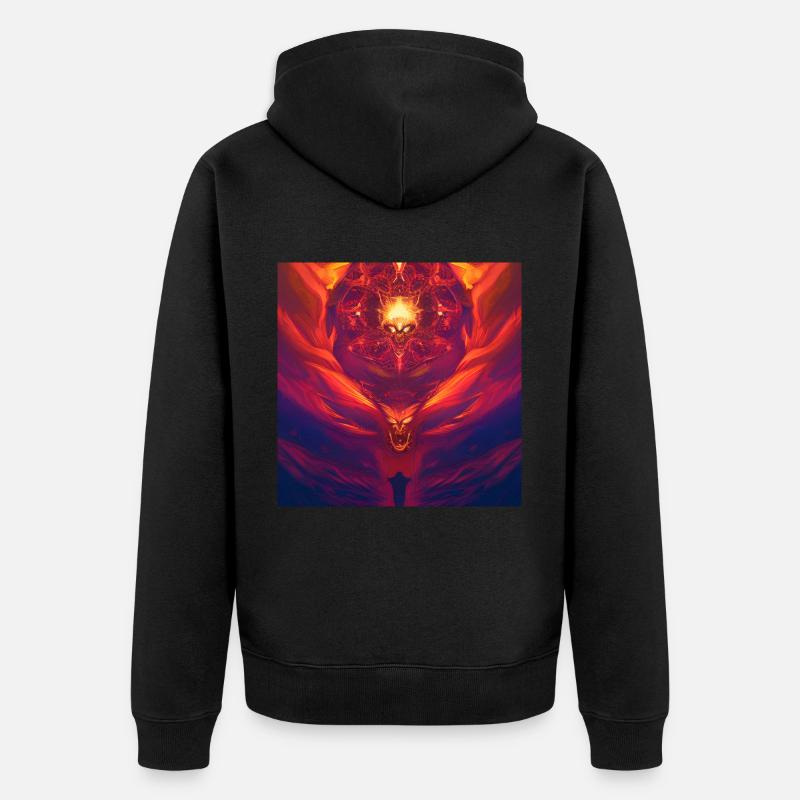 Pyromane - Veste à capuche bio Premium Unisexe - noir