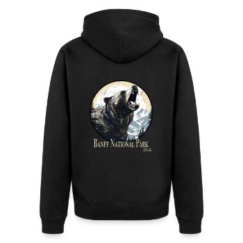 Parc national Banff - Veste à capuche bio Premium Unisexe - noir - Dos - Nico (187cm)