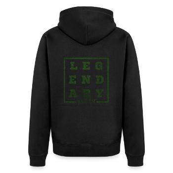 Chasseur légendaire - Veste à capuche bio Premium Unisexe - noir - Dos - Nico (187cm)