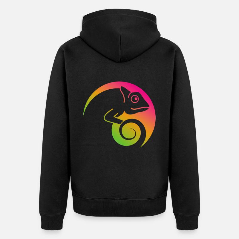 CHAMÄLION - Veste à capuche bio Premium Unisexe - noir