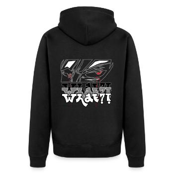 Combattre l’anime - Veste à capuche bio Premium Unisexe - noir - Dos - Nico (187cm)