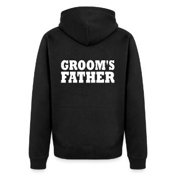Grooms father - Veste à capuche bio Premium Unisexe - noir - Dos - Nico (187cm)