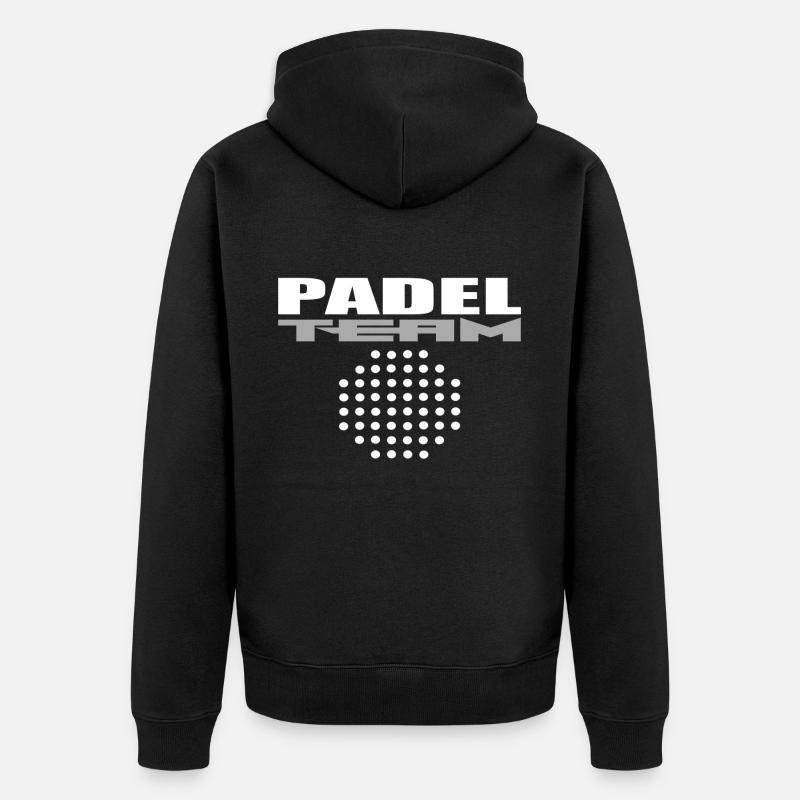 L’équipe Padel - Veste à capuche bio Premium Unisexe - noir