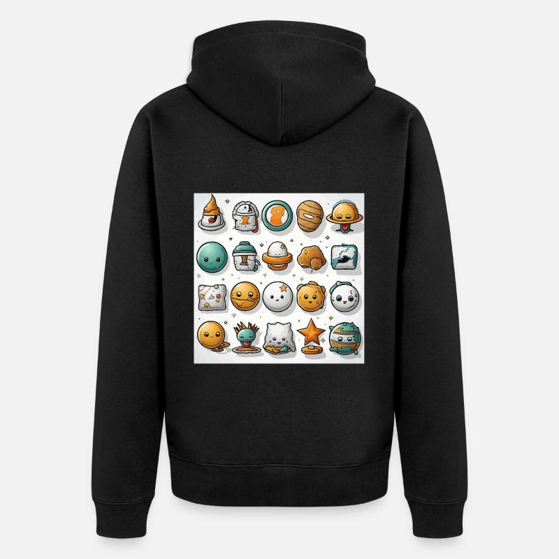 La Demeure des Geeks - Veste à capuche bio Premium Unisexe - noir