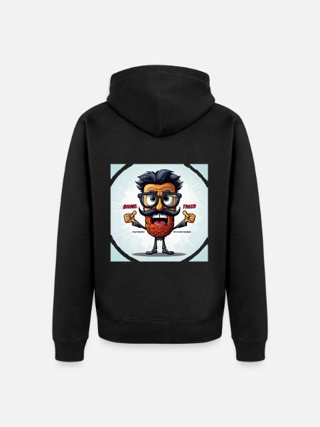 The Jokesters Attire - Unisex Premium Organic Zip Hoodie - black