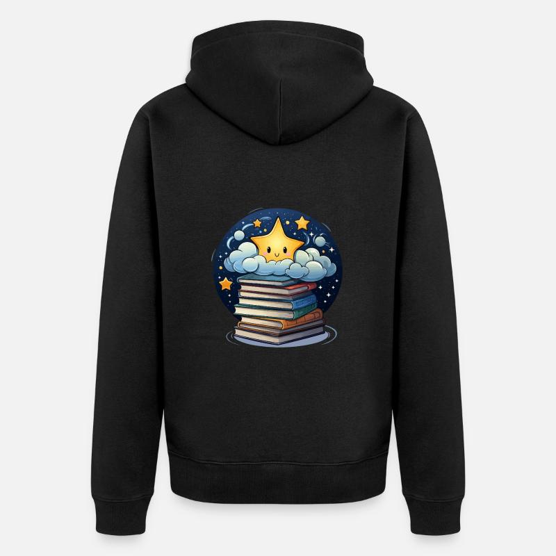 Versets célestes - Veste à capuche bio Premium Unisexe - noir