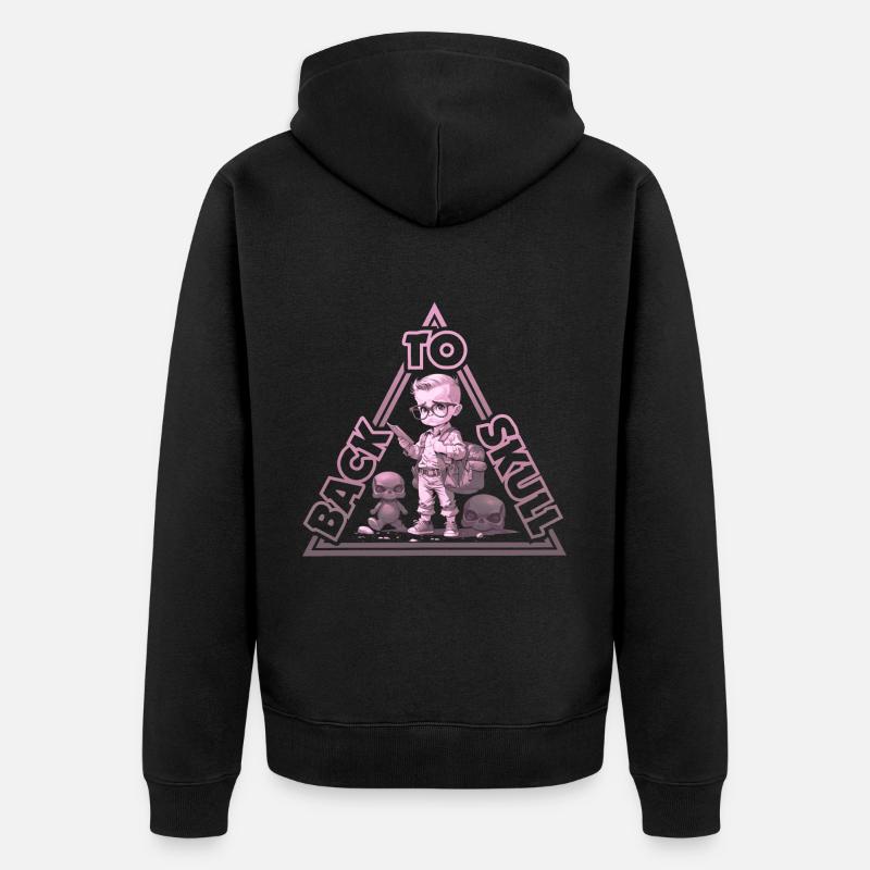 Retour à l'école - Veste à capuche bio Premium Unisexe - noir