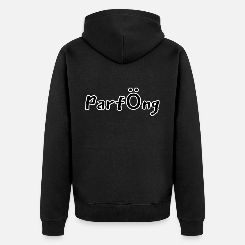 PARFÖNG - Unisex Premium Bio Zip Hoodie - Schwarz