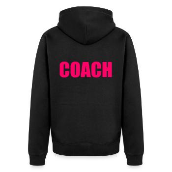 Coach - Veste à capuche bio Premium Unisexe - noir - Dos - Nico (187cm)