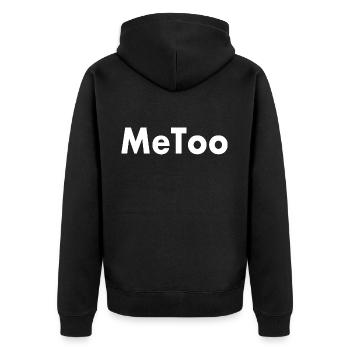 Me too - Veste à capuche bio Premium Unisexe - noir - Dos - Nico (187cm)