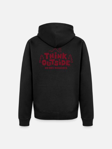 Think Outside Gift Idea - Unisex Premium Organic Zip Hoodie - 