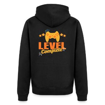 Gaming - Veste à capuche bio Premium Unisexe - noir - Dos - Nico (187cm)