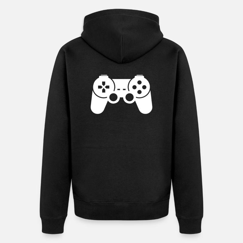 Gaming - Veste à capuche bio Premium Unisexe - noir