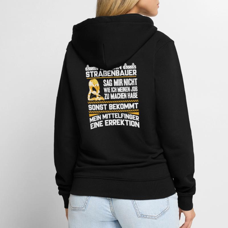 Construction site construction worker construction Unisex Premium Organic Zip Hoodie