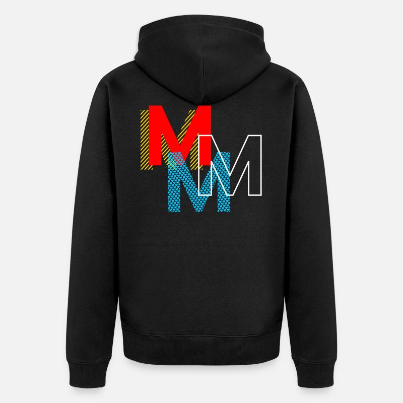 M mmm - Veste à capuche bio Premium Unisexe - noir