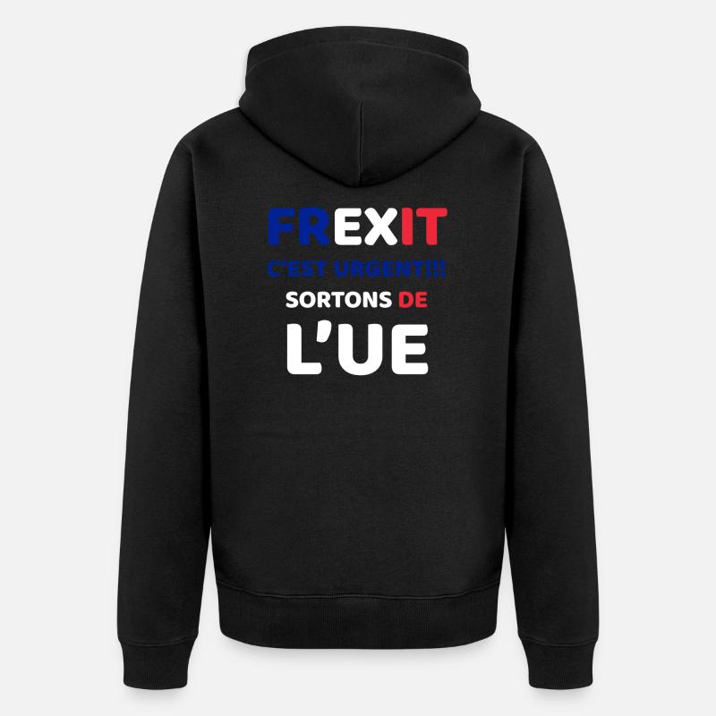 FREXIT - Veste à capuche bio Premium Unisexe - noir