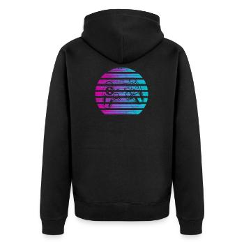 Gamer Gamer Gamer Gamer Team Duo Console cadeau - Veste à capuche bio Premium Unisexe - noir - Dos - Nico (187cm)
