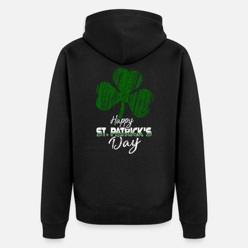 Saint-Patrick - Veste à capuche bio Premium Unisexe - noir