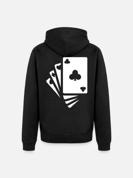 Map Icon Icon - Unisex Premium Organic Zip Hoodie - black