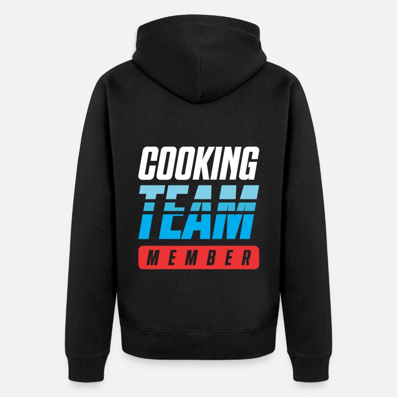 Équipe de cuisine - Veste à capuche bio Premium Unisexe - noir