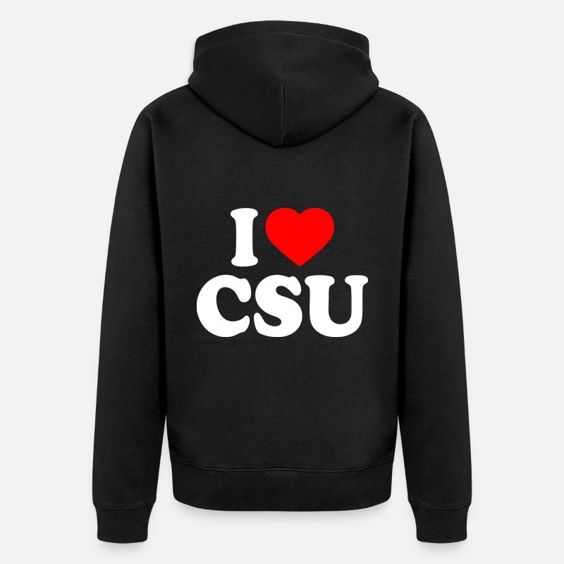 J’adore csu - Veste à capuche bio Premium Unisexe - noir