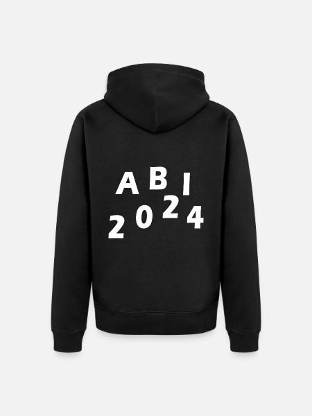 Abi 2024 - Unisex Premium Bio Zip Hoodie - Schwarz