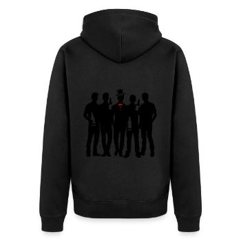 Équipe de palefrenier Bachelor Bachelor - Veste à capuche bio Premium Unisexe - noir - Dos - Nico (187cm)